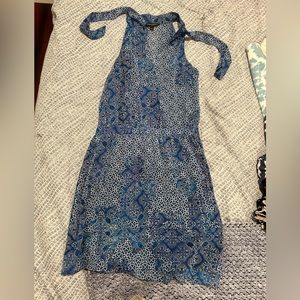 Banana Republic Blue Patterned Dress